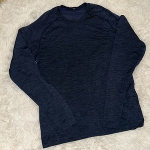 Lululemon Men’s Medium Workout Shirt Navy Heather